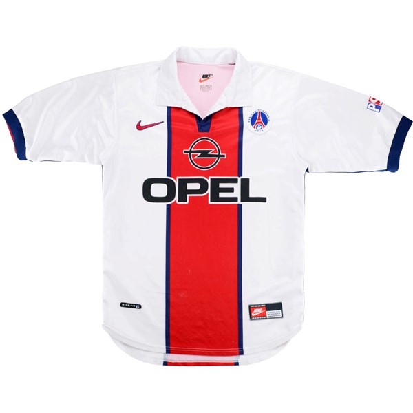 Camisetas Paris Saint Germain Segunda equipo Retro 1998 1999 Blanco